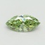 1.00 Ct. Fancy Vivid Green Marquise Lab Grown Diamond