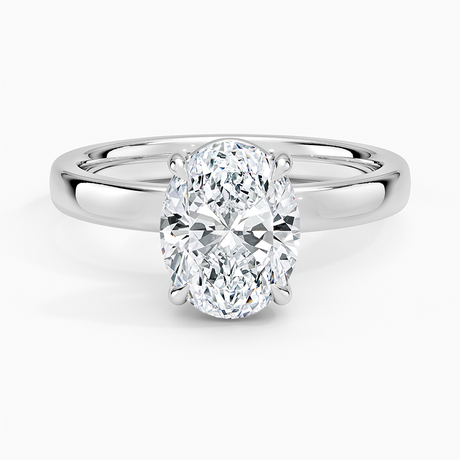 18K White Gold Fairmined Perfect Fit Solitaire 2.5mm Ring