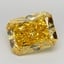 7.05 Ct. Fancy Vivid  Yellow Radiant Lab Grown Diamond