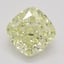 1.52 Ct. Fancy Light Yellow Cushion Diamond