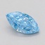 0.31 Ct. Fancy Vivid  Blue Marquise Lab Grown Diamond