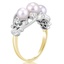 The Riverlane Ring, smalltop view on a hand