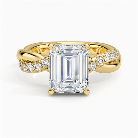 Cascade Twisted Diamond Ring