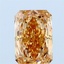 1.88 Ct. Fancy Vivid Orangy Yellow Radiant Lab Grown Diamond