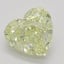 1.50 Ct. Fancy Light Yellow Heart Diamond