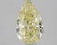 1.05 Ct. Fancy Intense  Yellow Pear Lab Grown Diamond