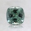 6mm Unheated Teal Cushion Montana Sapphire