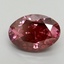 2.21 Ct. Fancy Vivid Red Oval Lab Grown Diamond