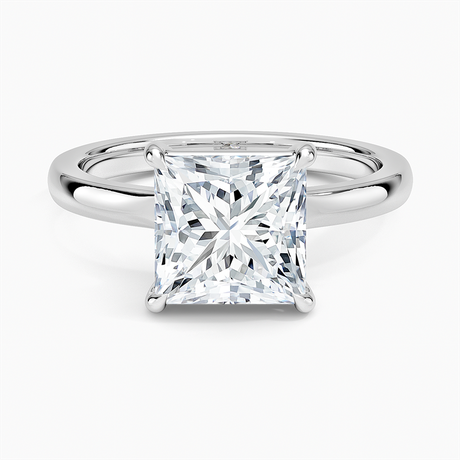 18K White Gold Alice Solitaire Ring