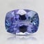 7.9x5.9mm Unheated Violet Cushion Tanzanite