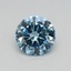 0.35 Ct. Fancy Intense Blue Round Lab Grown Diamond