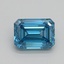 1.53 Ct. Fancy Vivid Blue Emerald Lab Grown Diamond