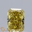 0.36 Ct. Fancy Vivid Yellow Radiant Lab Grown Diamond