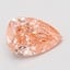 1.00 Ct. Fancy Vivid Pink Pear Lab Grown Diamond