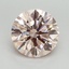 3.01 Ct. Fancy Intense Pink Round Lab Grown Diamond