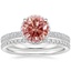 Platinum Gala Diamond Ring with Ballad Diamond Ring (1/6 ct. tw.)