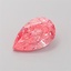 1.0 Ct. Fancy Vivid Pink Pear Lab Grown Diamond