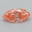 0.32 Ct. Fancy Vivid  Pink Marquise Lab Grown Diamond