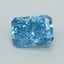 2.07 Ct. Fancy Vivid  Blue Radiant Lab Grown Diamond