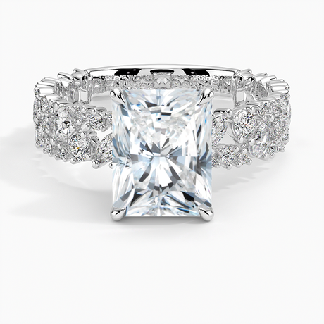 Unique Snow Inspired Diamond Ring