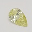 0.78 Ct. Fancy Yellow Pear Diamond