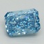 1.58 Ct. Fancy Vivid Blue Radiant Lab Grown Diamond