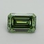 6.60 Ct. Fancy Vivid Green Emerald Lab Grown Diamond