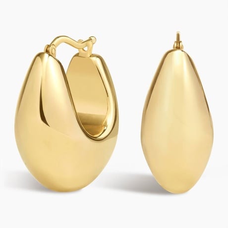 Ramona Tapered Hoop Earrings