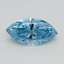 0.36 Ct. Fancy Vivid Blue Marquise Lab Grown Diamond