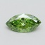 0.53 Ct. Fancy Vivid Green Marquise Lab Grown Diamond