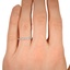 The Tamber Ring, smallzoomed in top view on a hand