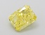 1.07 Ct. Fancy Vivid  Yellow Radiant Lab Grown Diamond