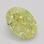 1.05 Ct. Fancy Intense Yellow Oval Diamond