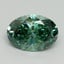 2.29 Ct. Fancy Vivid Pacific Green Oval Lab Grown Diamond