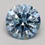 2.27 Ct. Fancy Intense Blue Round Lab Grown Diamond