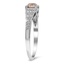 The Mottola Ring, smalltop view on a hand