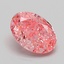 1.11 Ct. Fancy Vivid Pink Oval Lab Grown Diamond
