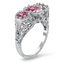 The Florance Ring, smalltop view on a hand
