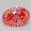 1.57 Ct. Fancy Vivid Pink Oval Lab Grown Diamond