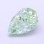 1.02 Ct. Fancy Vivid Green Pear Lab Grown Diamond