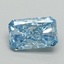 1.03 Ct. Fancy Vivid Blue Radiant Lab Grown Diamond