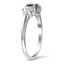 The Othelia Ring, smalltop view on a hand