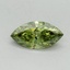 0.51 Ct. Fancy Vivid Green Marquise Lab Grown Diamond
