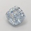 1.80 Ct. Fancy Intense Blue Cushion Lab Grown Diamond