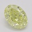 1.11 Ct. Fancy Intense Yellow Oval Diamond