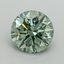 1.8 Ct. Fancy Vivid Pacific Green Round Lab Grown Diamond