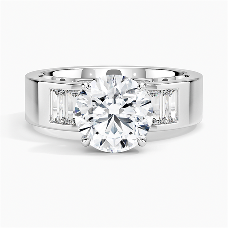 Platinum Peyton 5mm Channel-Set Diamond Ring