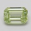 0.56 Ct. Fancy Intense  Green Emerald Lab Grown Diamond