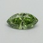 0.34 Ct. Fancy Vivid Green Marquise Lab Grown Diamond