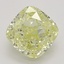 0.94 Ct. Fancy Yellow Cushion Diamond